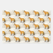 Red Fox Geschenkpapier Set (Vorderseite 2)