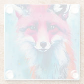 Red Fox Glasuntersetzer (Rückseite)