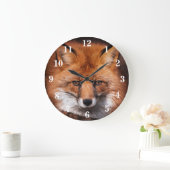 Red Fox Große Wanduhr (Zuhause)