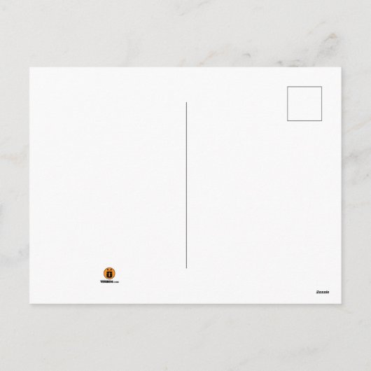 Red Fox Holiday Postkarte (Rückseite)