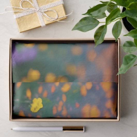 Red Fox im Bereich der Wildblumen Seidenpapier (Geschenk)