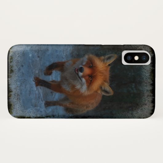 Red Fox im Winter Case-Mate iPhone Hülle (Rückseite (Horizontal))