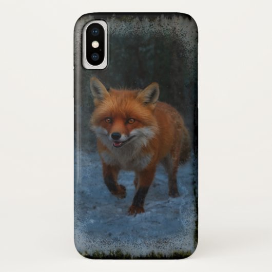 Red Fox im Winter Case-Mate iPhone Hülle (Rückseite)