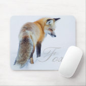 Red Fox im Winter Mousepad (Mit Mouse)