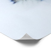 Red Fox im Winter Poster (Ecke)