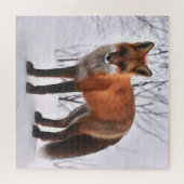 Red Fox im Winter Puzzle (Horizontal)