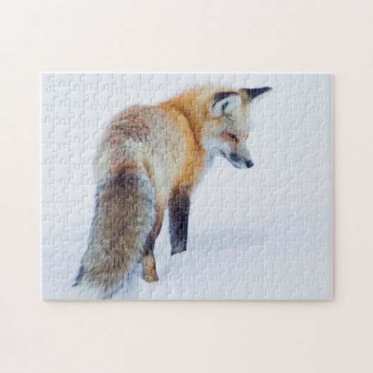 Red Fox im Winter Puzzle (Horizontal)