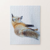 Red Fox im Winter Puzzle (Vertikal)