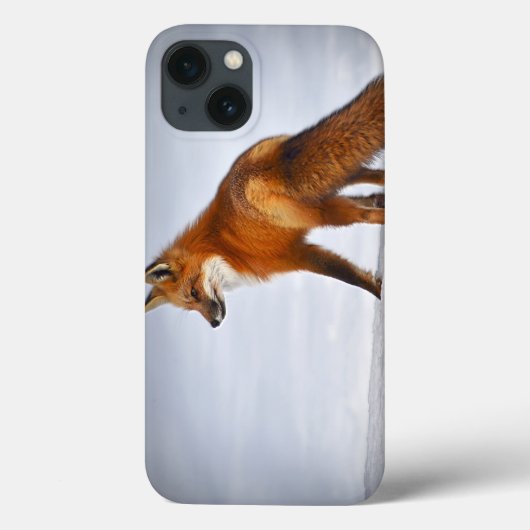 Red Fox im Winterschnee Case-Mate iPhone Hülle (Rückseite)