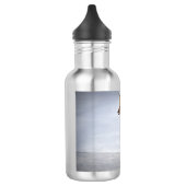 Red Fox im Winterschnee Edelstahlflasche (Links)