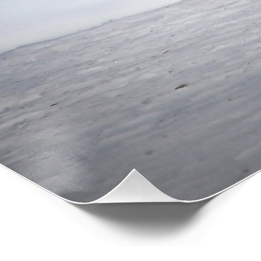 Red Fox im Winterschnee Poster (Ecke)