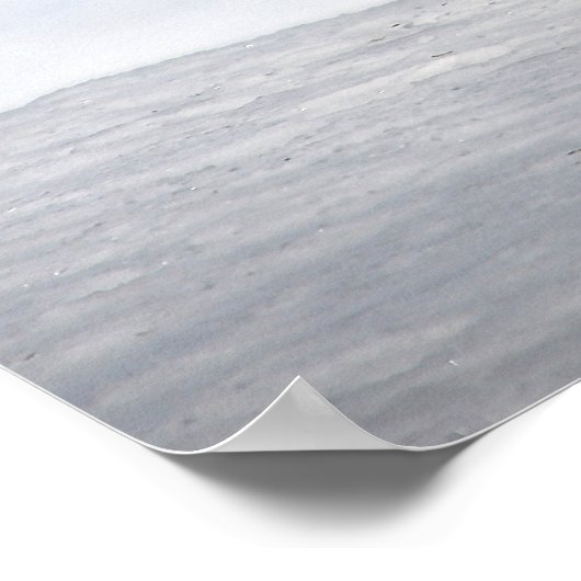 Red Fox im Winterschnee Poster (Ecke)