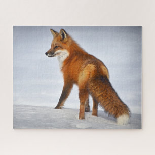 Red Fox im Winterschnee Puzzle