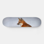 Red Fox im Winterschnee Skateboard (Horizontal)