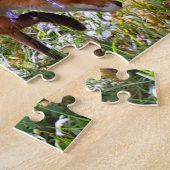 Red Fox in den Bluebells Puzzle (Seite)