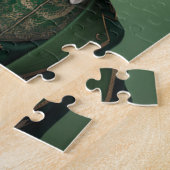 Red Fox in einem grünen St. Patrick's Day Anzug Puzzle (Seite)