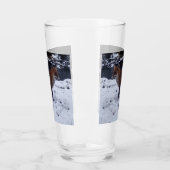Red Fox in Snow Glas (Links)