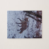 Red Fox in Snow Jigsaw Puzzle (Horizontal)