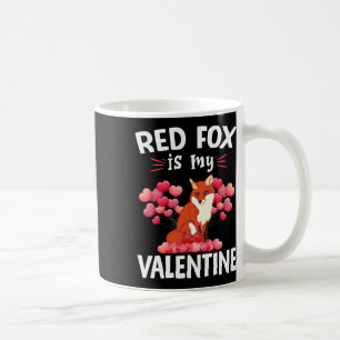 Red Fox ist mein Valentine Happy Valentine's Day R Kaffeetasse
