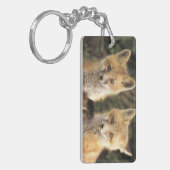 Red Fox Jungtier vor den Vulpes vulpes) Schlüsselanhänger (Vorderseite links)