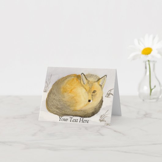 Red Fox Karte (Kleines Gewächs)