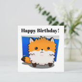 Red Fox Karte (Stehend Vorderseite)