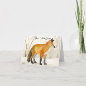 Red Fox Karte (Vorderseite)