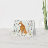 Red Fox Karte (Vorderseite)