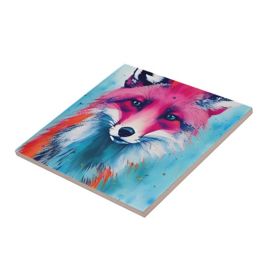 Red Fox-Keramik Fliese (Seite)