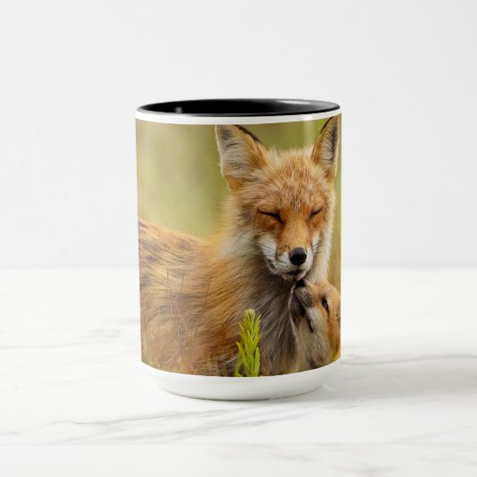 Red Fox Kit für Momma Tasse (Zentrum)