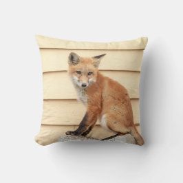 Red Fox Kit im Hudson Tal Kissen
