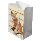 Red Fox Kit im Hudson Tal Mittlere Geschenktüte (Rückseite Schrägansicht)