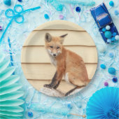 Red Fox Kit im Hudson Tal Pappteller (Party)