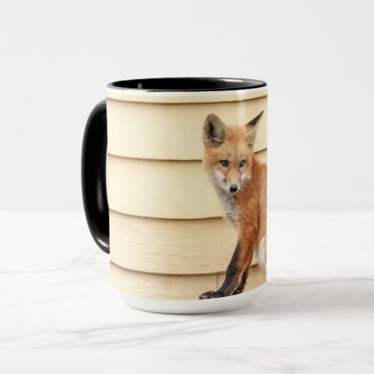Red Fox Kit im Hudson Tal Tasse (Vorderseite Links)