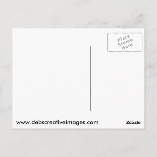 Red Fox Kit Postkarte (Rückseite)