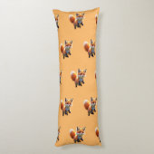 "Red Fox Kit's Antics" Seitenschläferkissen (Rückseite (Vertikal))