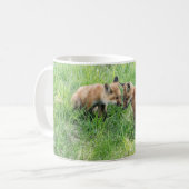 Red Fox Kits Kaffeetasse (Vorderseite Links)