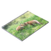 Red Fox Kits Notizblock (Linke Seite)