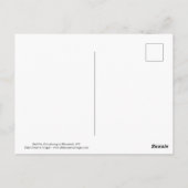 Red Fox Kits Playing Postkarte (Rückseite)