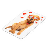 Red Fox Labrador Puppy-Liebe Magnet (Linke Seite)