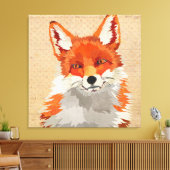 Red Fox Leinwand (Insitu (Wohnzimmer))