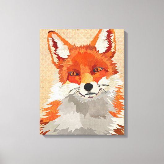 Red Fox Leinwand (Vorderseite)
