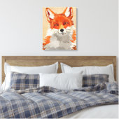 Red Fox Leinwand (Insitu (Schlafzimmer))