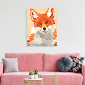 Red Fox Leinwand (Insitu (Wohnzimmer))