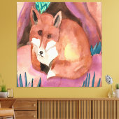 Red Fox 🦊 Leinwanddruck (Insitu (Wohnzimmer))