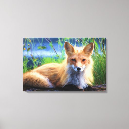 Red Fox Leinwanddruck (Vorderseite)
