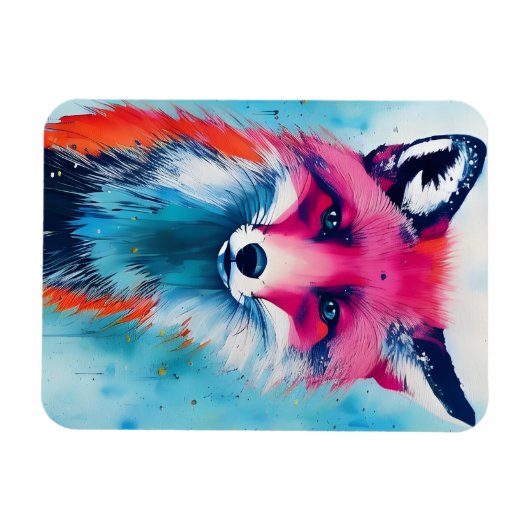 Red Fox Magnet (Horizontal)