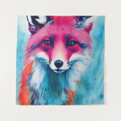 Red Fox Magnet Wandteppich (Vorderseite)