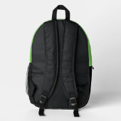 Red Fox Malerei - Original Wildlife Art Bedruckter Rucksack (Rückseite)