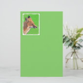 Red Fox Malerei - Original Wildlife Art Briefpapier (Stehend Vorderseite)